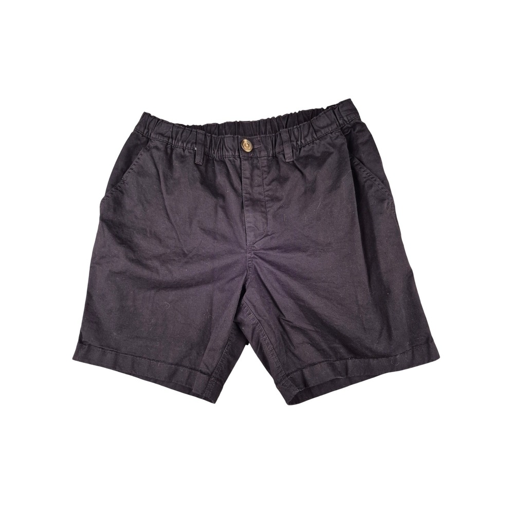 Chubbies Originals Mens Black 7 Inch Inseam Elastic Waist Shorts Medium